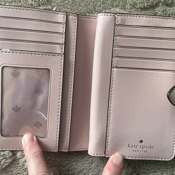 Kate Spade Pink Quilted Wallet - Picture 4 of 6